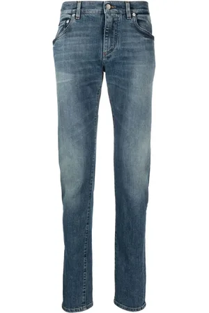 Dolce & Gabbana Logo-plaque denim jeans
