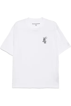 WHITE MOUNTAINEERING Logo-embroidered T-shirt