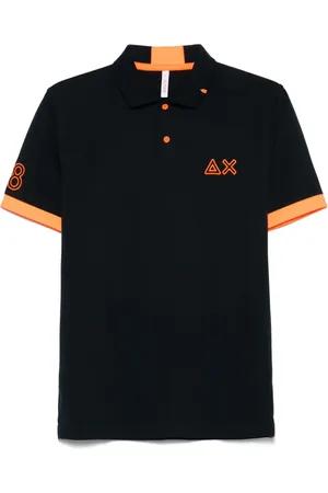 sun68 Logo-embroidered polo shirt