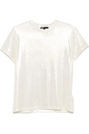 Maje Lam??-effect T-shirt