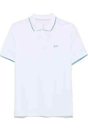 sun68 Contrast-trim polo shirt