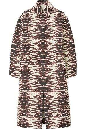 Tory Burch Flame-jacquard coat