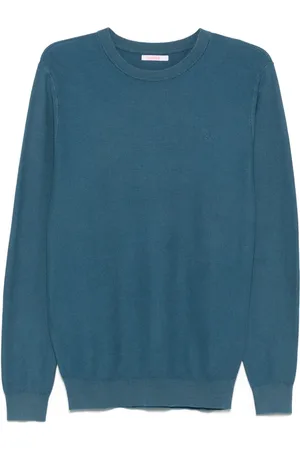 sun68 Piqu??-weave cotton sweater