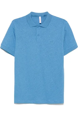 sun68 Logo-embroidered polo shirt