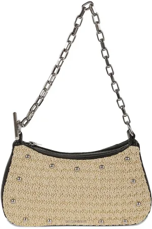 Alexander McQueen Stud-embellished shoulder bag