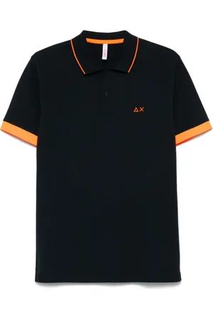 sun68 Logo-embroidered polo shirt
