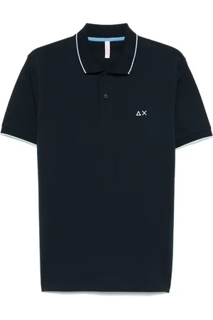 sun68 Logo-embroidered polo shirt