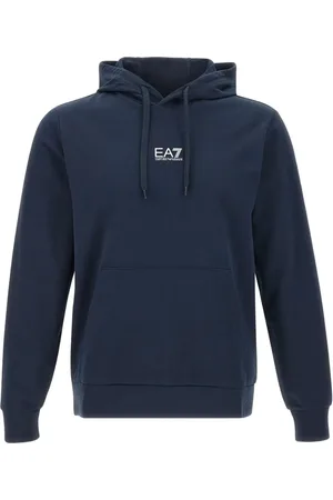 EA7 Stretch-cotton hoodie