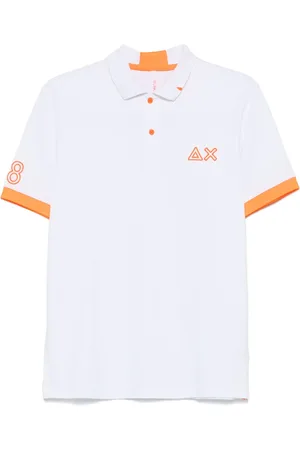 sun68 Logo-embroidered polo shirt