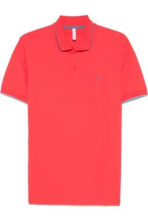 sun68 Logo-embroidered polo shirt