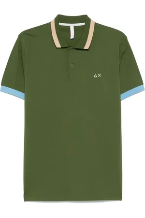 sun68 Logo-embroidered polo shirt