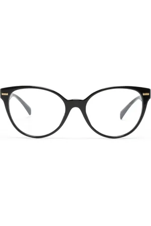 VERSACE Medusa-plaque round-frame glasses