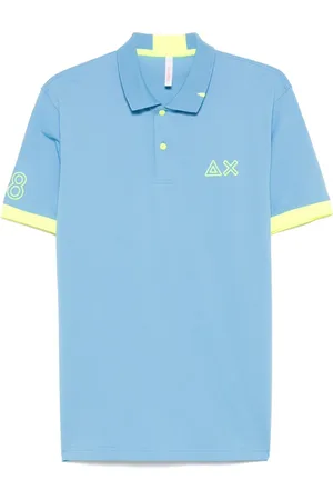 sun68 Logo-embroidered polo shirt
