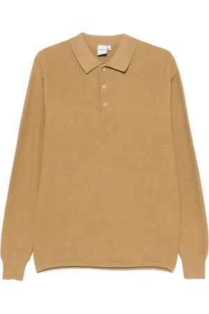 Aspesi Piqu??-knit polo shirt