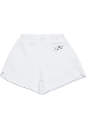 Maison Margiela Numeric logo-appliqu?? track shorts