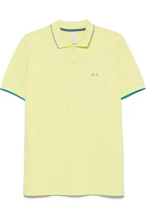 sun68 Contrast-trim polo shirt
