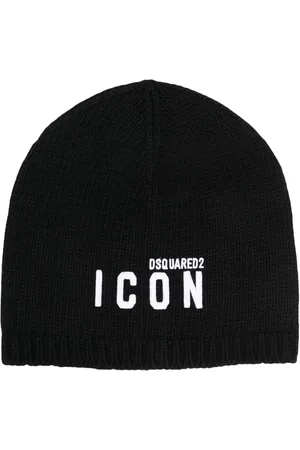 Dsquared2 Logo-embroidered wool beanie
