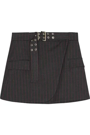 Ganni Belted mini skirt