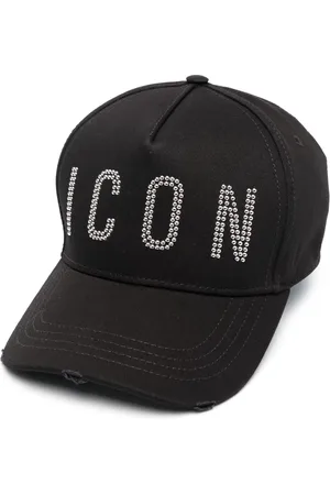 Dsquared2 Studded-logo cotton baseball cap