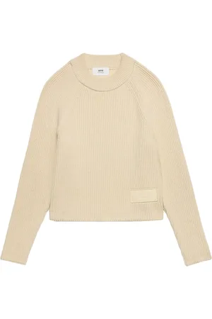 Ami Logo-patch knitted jumper