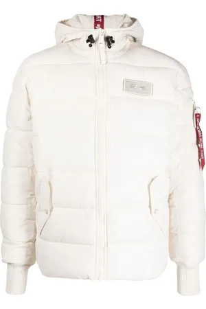 Alpha Industries Logo-patch padded jacket