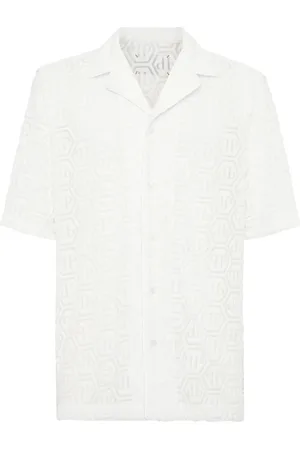 Philipp Plein Monogram-jacquard shirt