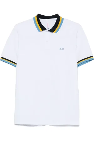 sun68 Piqu??-weave polo shirt