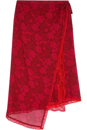 DRIES VAN NOTEN Wrap midi skirt