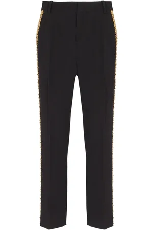 Balmain Embroidered straight-leg trousers