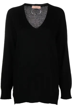 Twin-Set V-neck cashmere jumper