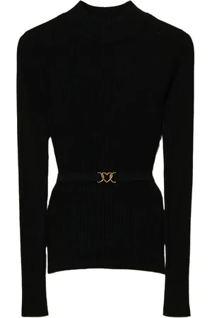 Twin-Set Belted high-neck sweater