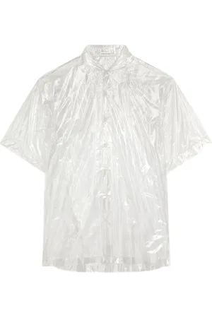 DRIES VAN NOTEN Transparent short-sleeved shirt