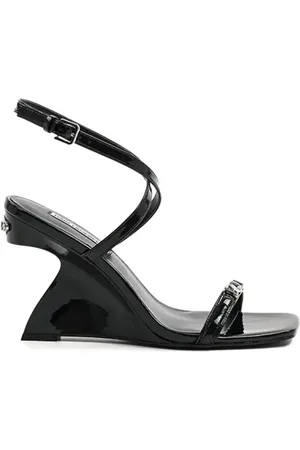 Karl Lagerfeld 90mm logo-appliqu?? sandals