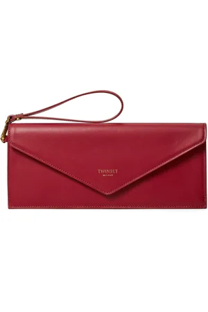 Twin-Set Leather clutch bag