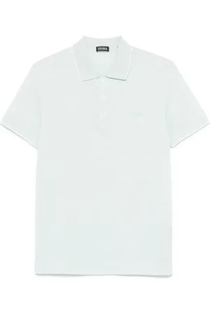 Ermenegildo Zegna Logo-embroidered polo shirt