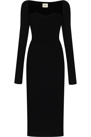 Khaite Beth ribbed-knit dress