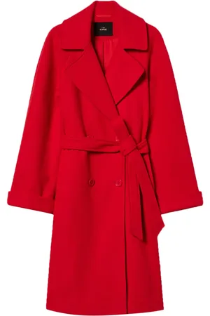 Twin-Set Double-breasted felted coat
