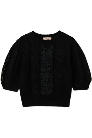 Twin-Set Lace-detailing jumper