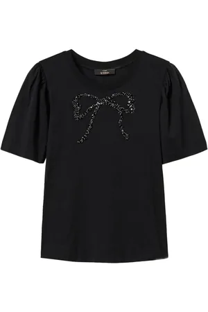 Twin-Set Bow embroidery t-shirt