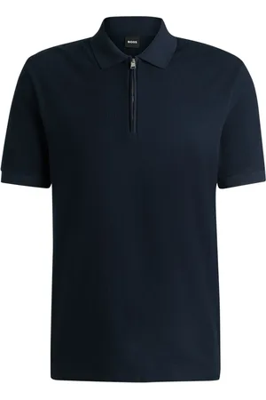 HUGO BOSS Fine-knit polo shirt