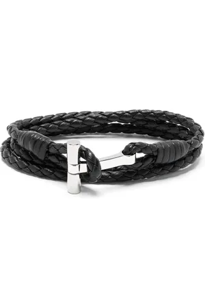 Tom Ford Braided leather bracelet