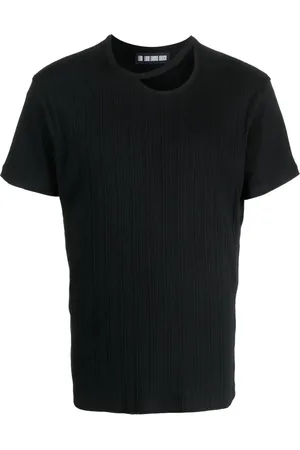 LGN LOUIS GABRIEL NOUCHI Cut-out pliss?? cotton T-shirt
