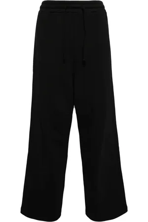 FIVE CM Logo-patch cotton track pants