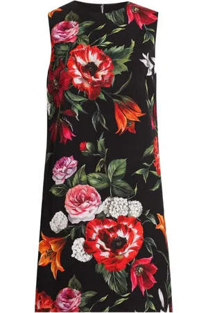 Dolce & Gabbana Floral-print mini dress