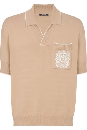 Balmain Embroidered polo shirt