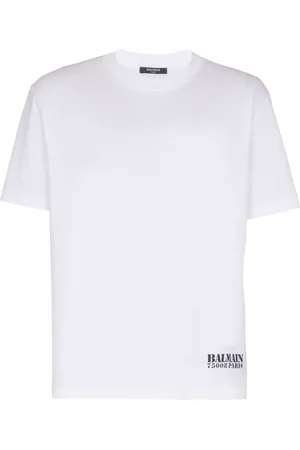 Balmain Logo-stamp T-shirt