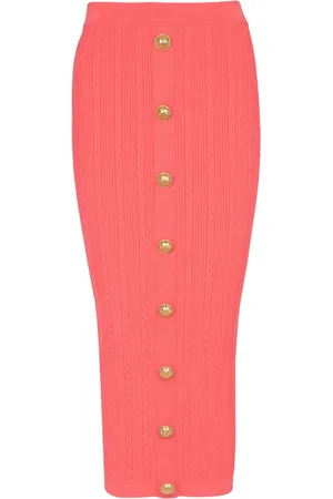 Balmain Cable-knit skirt