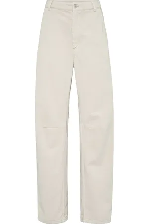 Brunello Cucinelli Curved trousers