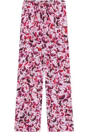 DRIES VAN NOTEN Graphic-print trousers