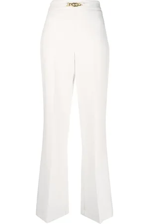 Twin-Set Oval-T chain flared trousers